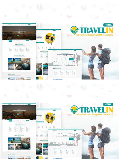 Travelin – 旅行团预订 HTML 模板