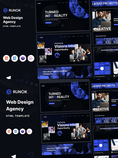 Runok – Web Agency HTML5 模板