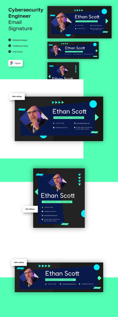 网络安全工程师电子邮件签名