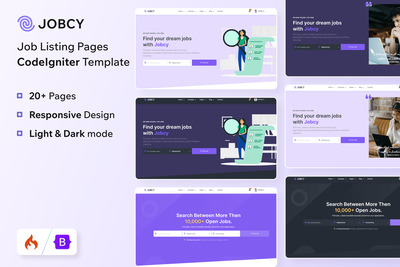 Jobcy – CodeIgniter 职位列表和目录主题