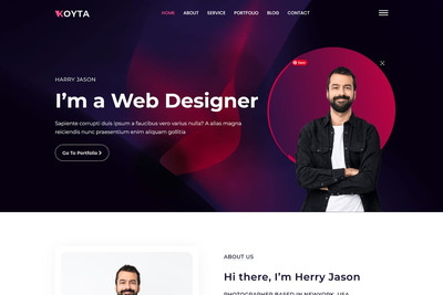 Koyta – 个人作品集 HTML 模板