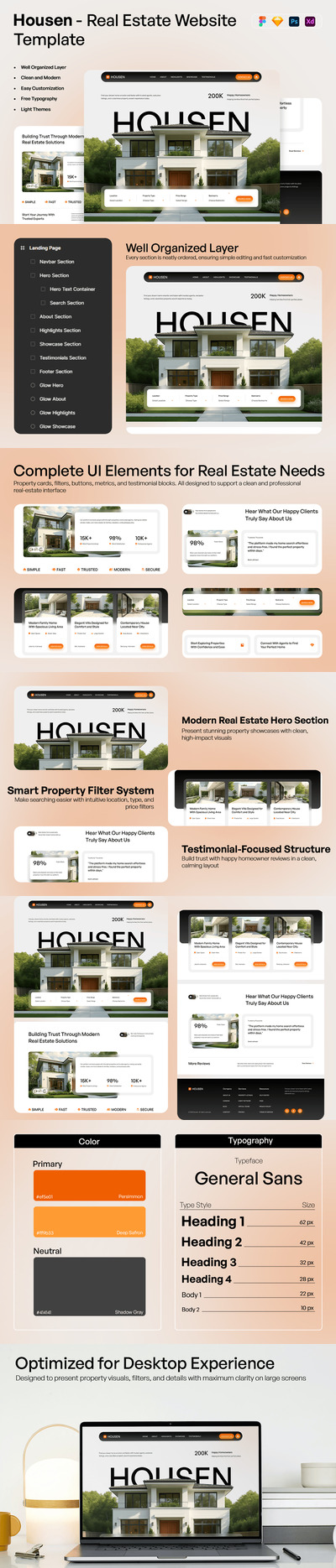 Housen – 房地产网站模板