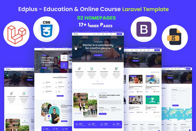 Edplus – LMS 教育 Laravel 模板