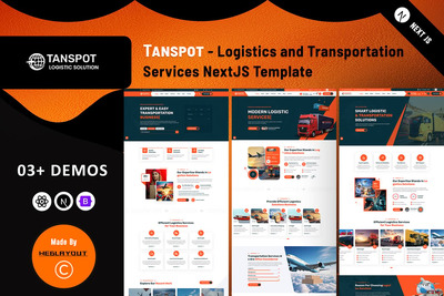 Tanspot - 物流、运输 NextJS 模板