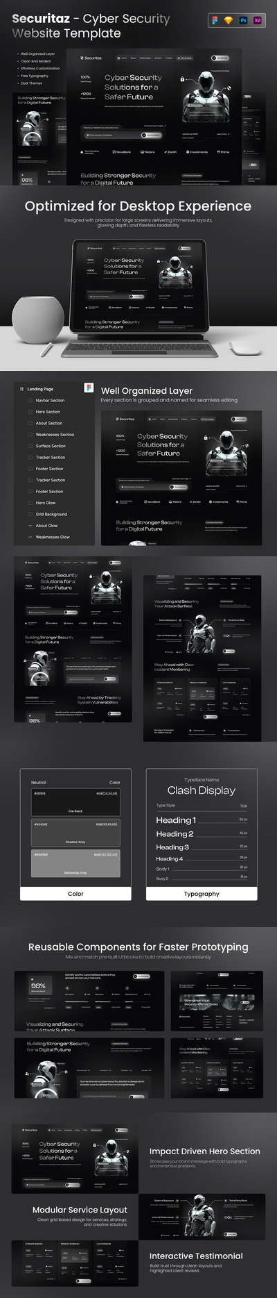 Securitaz – 网络安全网站模板