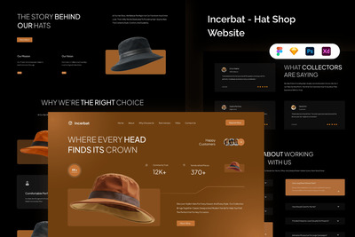 Incerbat – 帽子商店网站