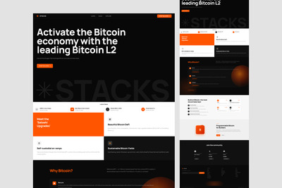 Stacks – 加密货币着陆页