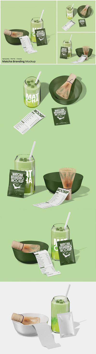 抹茶品牌形象模型