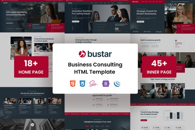 Bustar – 商业咨询 HTML 模板