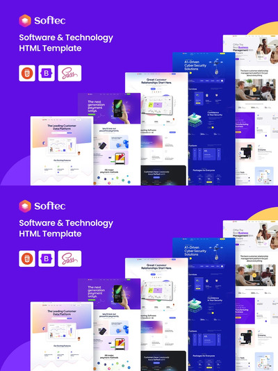 Softec – 软件与技术 HTML 模板