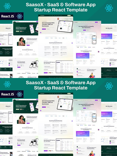 SaasoX – SaaS 和软件应用落地页模板