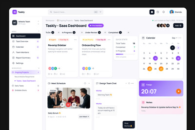 Taskly – SaaS 控制面板