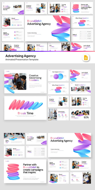 广告公司 Google Slides