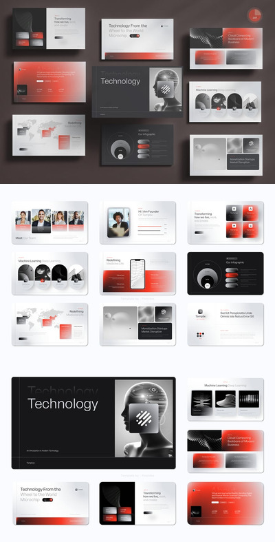 技术商业 PowerPoint