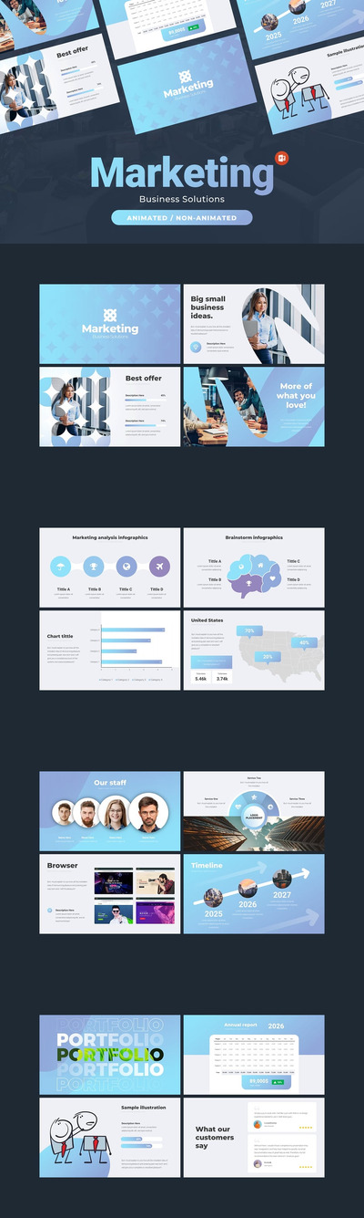 营销业务解决方案 PowerPoint