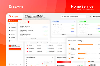 Homyra – 家庭服务仪表盘