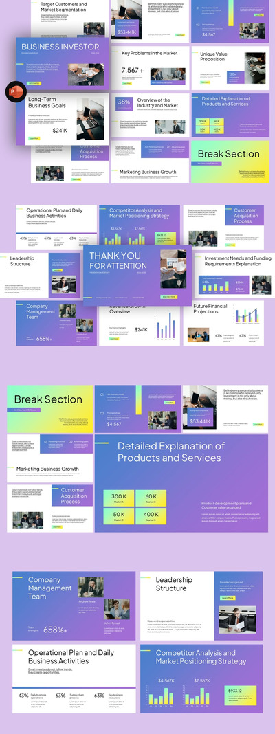 商业投资者 PowerPoint